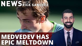 Medvedev has epic meltdown, crashes out of Miami Open