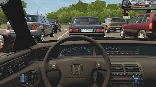 City Car Driving - Honda Prelude 2.2 Si VTEC | Fast Driving