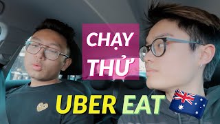 [DU HỌC ÚC] Chạy thử UBER EAT | Chuyện làm thêm | Henry Nguyen