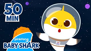 Baby Shark Travels to Space! | +Compilation | NASA Day 