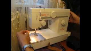 Sewing machine Швейная машина Victoria Fashion 2000 test намотка и заправка нитки