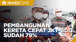 Pembangunan Kereta Cepat Jakarta-Bandung Sudah 79%