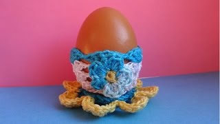 Crochet Easter Egg Пасхальное яичко Вязание крючком подставка