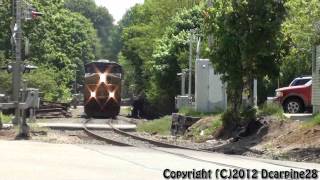 Oil Train Extra with BNSF Power in Maine