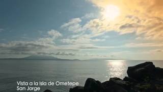 Vista a la Isla de Ometepe, San Jorge, Rivas
