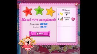 Candy Crush Saga Level 474 ★★★ NO BOOSTER