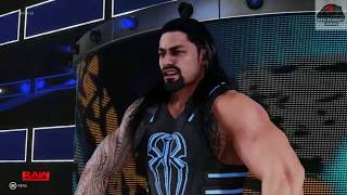 WWE 2K19 - Mandy Rose vs Sasha Banks & Roman Reigns vs Velveteen Dream