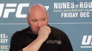 Dana White wasn't planning on adding women's featherweights but is now all-in