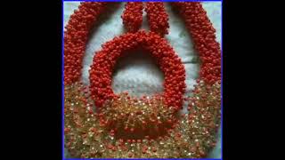 Picot corn stitch/ beaded necklace/ bead tutorial