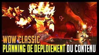 LE PLANNING DU DEPLOIEMENT DU PVE À WOW CLASSIC ! - WOW CLASSIC