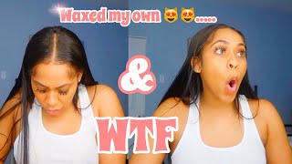 I waxed my Underarms & Gave Myself a Brazilian, it didn't go so bad ??| Amazon DIY home wax kit!