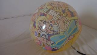 getting precure inflatable star ball bigger almost pop