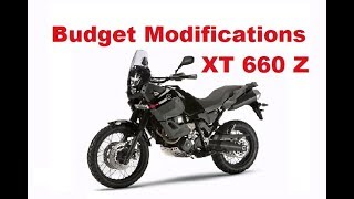 Yamaha XT 660 Z - Budget Adventure Modifications - How to do it?