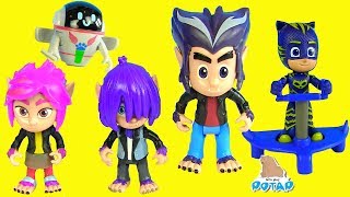 PJ MASKS Новые #Герои в Масках! Видео для детей #Мультик с игрушками! Робот спасает друзей!