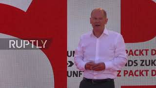 Germany: SPD candidate Scholz opens election campaign in Bochum