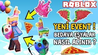 YENİ EVENT BEDAVA EŞYALAR NASIL ALINIR ? Roblox Pizza Party Event / Roblox Türkçe