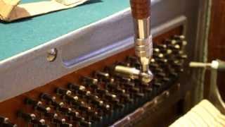 9/12 , Настройка пианино методом (9-12) вверх. Почему рукоятку ключа нужно ставить слева к 12 часам