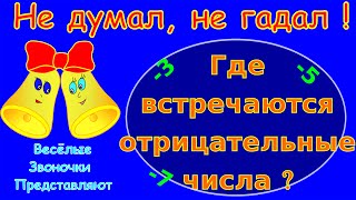 Отрицательные числа