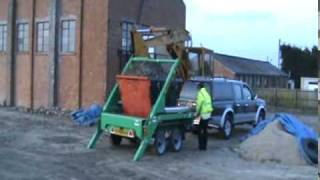 Webb EXTRAREACH Mini Skip Trailer