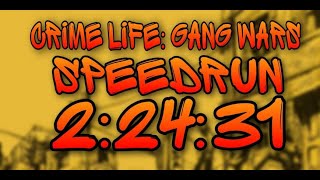 (WR) Crime Life Gang Wars speedrun any% in [2:24:31]