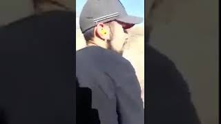 Dislocacion después de disparar una pistola saiga-12k.          | Dislocation |