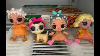 Куклы ЛОЛ в морозилке! Заморозили ЛОЛ! Игры куклы!