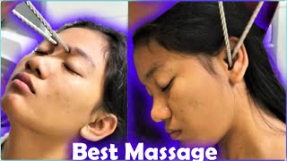 Hair Brushing and Chopsticks Head Massage | ASMR Relaxing