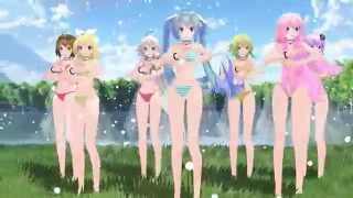 MMD - Nekomimi Switch (Vocaloid Sisters 7)