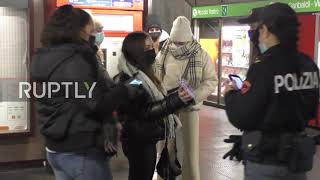 Officers check 'Green Pass' in Milan's stations as unvaxxed passengers banned from public transport