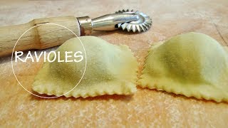 COMO HACER RAVIOLES CASEROS a los dos quesos y espinacas | Acqua Rosa Recetas