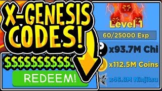 "ALL NINJA LEGENDS X-GENESIS PETS UPDATE CODES 2020!!" ⚡Ninja Legends ⚔️NEW PACK! Update (Roblox)