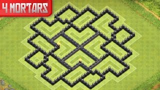 Clash of Clans - Town Hall 10 Farming Base (Eolu) 4 Mortar - Speed Build