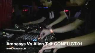 ALIEN T VS AMNESYS @ CONFLICT.01 FLORIDA 8 DECKS 2 MIXERS SET