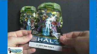 Opening 3 Mystery Packs of Halo Mega Bloks Series 4 Miniature Figures