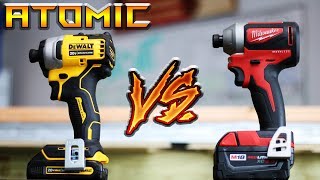 Best Compact Impact Driver - Dewalt Atomic (DCF809) VS Milwaukee Brushless (2850-20)