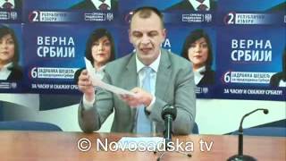 Novosadska TV izjava Đurađ Jakšić, SRS