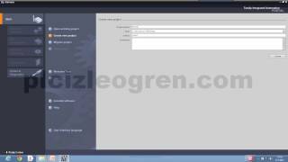 S7-1200 PLC Eğitimi Proje Oluşturma