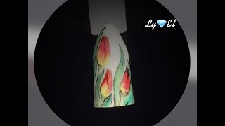 Мастер класс.Дизайн Тюльпан.