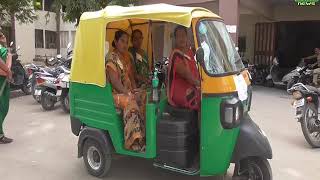 NAMO HINDUSTAN NEWS MAHILA AUTO RIKSHA