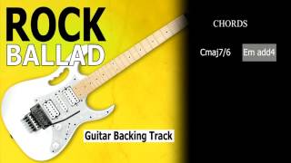 Rock Ballad SteveVai Guitar BackingTrack 66 Bpm Em