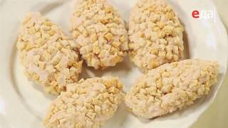 Панировка для куриных котлет из сухариков-кубиков мастер-класс от шеф-повара / Илья Лазерсон