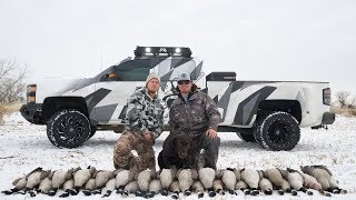 GOOSE hunting with OUTLAW!!! (catch clean cook)