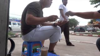 Naypyidaw street food มะตะบะเนปีดอว์ (เก้าอี้หัก 555)