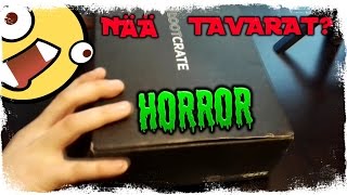 LOKAKUUN "HORROR" LOOT CRATE #7 - O_o  MITÄ NÄÄ TAVARAT ON O_o