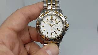 1995 Seiko Kinetic 5M43-0A70 vintage watch