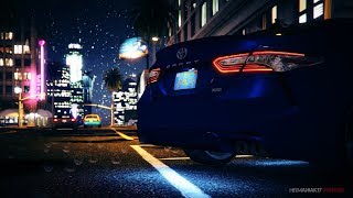 PUBG girl in Toyota Camry 2018 ⭐GTA 5 4K Cinematic at Night