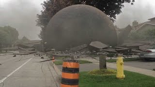 Посадка НЛО на земле  Реальные снимки
