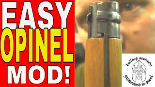 Opinel 12 locking ferrule modification