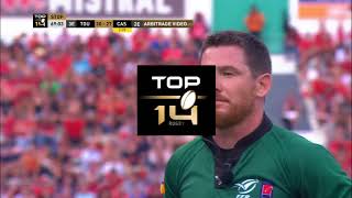1828 TMO Carton Jaune Samson Carton Rouge Bastareaud RCT CO J3 2018 2019