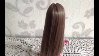 Как Приклеить Волосы Кукле ( ООАК часть 1 ) .
